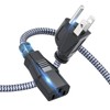 Power Cord, Goalfish 20FT/6M TV Power Cord 10A 250V Power