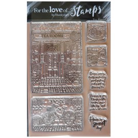Hunkydory Crafts For the Love of Stamps - Tea Rooms A6 Stamp Set