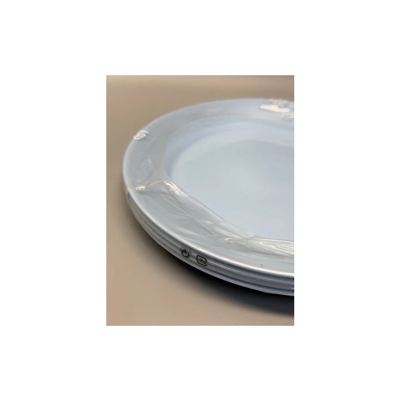 IKEA Lot of 4 IKEA Besegra Light Blue Dessert Plates