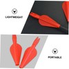 Sosoport 20 Pcs Tail Plastic Material 8mm Size Bow Arrow