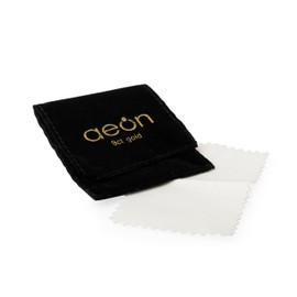 Aeon Jewellery Gold Stud Earrings - 9 Carat Yellow Gold with Cubic Zirconia Diamond | 5mm Claw Set Square Stone |Gift Box & Polishing Cloth Included