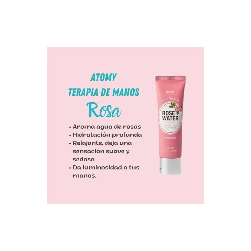 Crema Terapia Para Manos Atomy Kit 4 Piezas