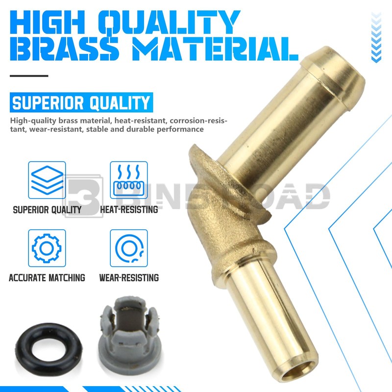 BINB ROAD LR049990 Thermostat Water Outlet Hose Connector Kit Compatible
