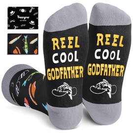 HAPPYPOP God father Gifts From Godchild - God Father Gifts For Men Uncle, Godfather Gifts From Godson Goddaughter, Godfather Socks Men