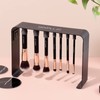 Noble Gold Makeup Brush 11 Piece Set With Brown Cosmetic