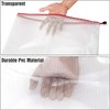 EOOUT 24pcs Mesh Zipper Pouch Extra Large Document Bag 16.9x12