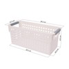 JAKAGO Small Plastic Storage Baskets Kitchen Cupboards Organiser Storage Baskets