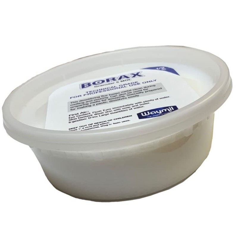 Borax Flux 1/2 Pound Melting Gold Silver Container Jewelry Casting