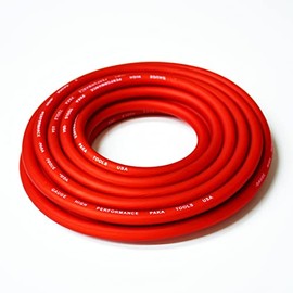 PAKA HAND TOOLS PAKA TOOLS 2/0 Gauge AWG Welding Lead & Car Battery Cable Wire, 10 FEET RED, PK200JA