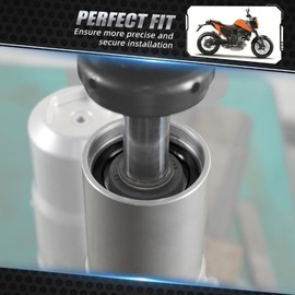 NICECNC Black 1.18" Rear Shock Absorber Lowering Kit Compatible with KTM 11450 XCF-W 2024 ，350 XW-F/EXC F 2024，500 EXC F/XW-F 2024 Billet aluminum CNC-machined