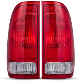 Tail Lights Compatible with【1997-2003 Ford F-150 F250 F350 F450 F550】Unit Styleside | FO2800117 FO2801117 replacement A pair tail lamp