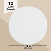 Juvale Juvale 12-Pack 12-Inch Round Cake Boards - White Cardboard