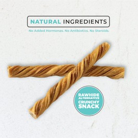 Dog Nip! 6" Tripe Twists - Crunchy Snack - Natural Grass Fed Organic Beef - Rawhide Alternative - Promotes Dental Health - Fully Digestible - Healthy Dog Treat Chews…
