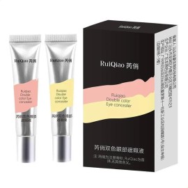 Q Corrector De Ojos Bicolor Ruiqiao Para Iluminar Manchas Y