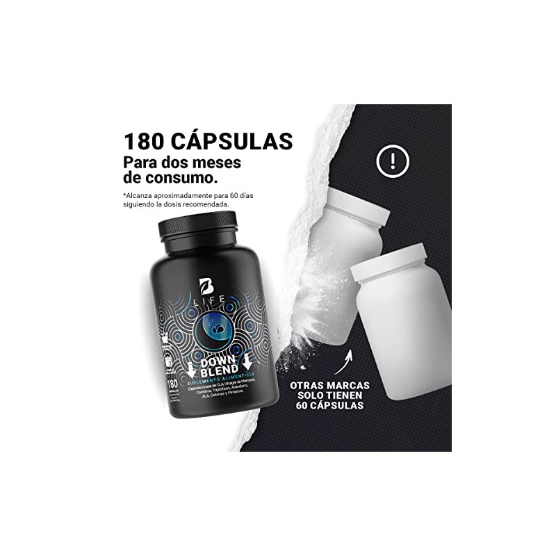 B Life Down Blend Fórmula con CLA y Carnitina 180