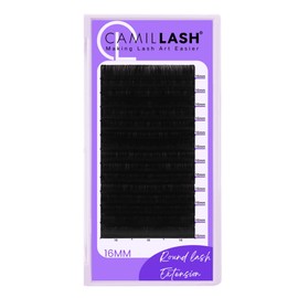 Round Lash Extension 0.05/16MM/D-Curl Russian Volume Tray Wholesale Supplies,Single Individual Eyelash Extensiones Case Matt Black(0.05/16MM/D-Curl)