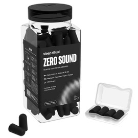 Sleep Ritual Tapones Oidos 60 Pares para Dormir. Tapones para Oídos con Cancelación de 38db de Ruido Ideales para Viajar, Estudiar o Descansar. Ear Plugs