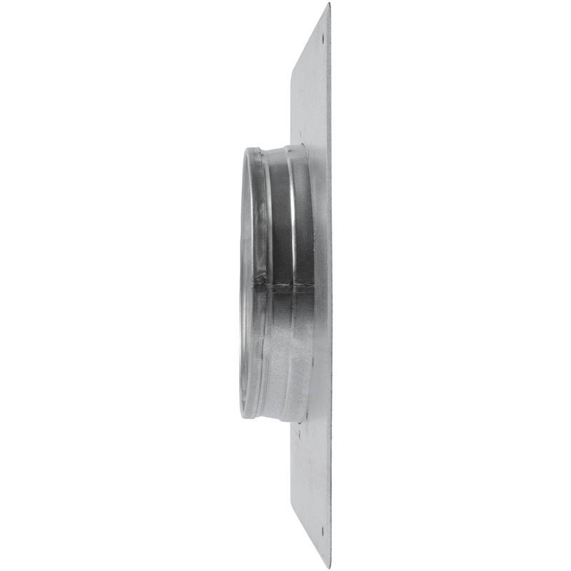 Duct Connection Flange Diameter 150 mm, Galvanised Steel, Straight or