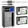For Olympus LCD1 Charger Combo For Olympus BLM-1 EVOLT E-300
