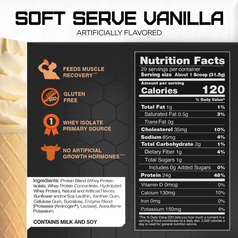Rival Whey Soft Serve Vanilla 2lb