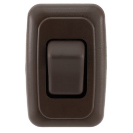 RecPro RV Switch SPST Switch On/Off Bezel | RV Electrical | Camper Switches (Brown, 1)