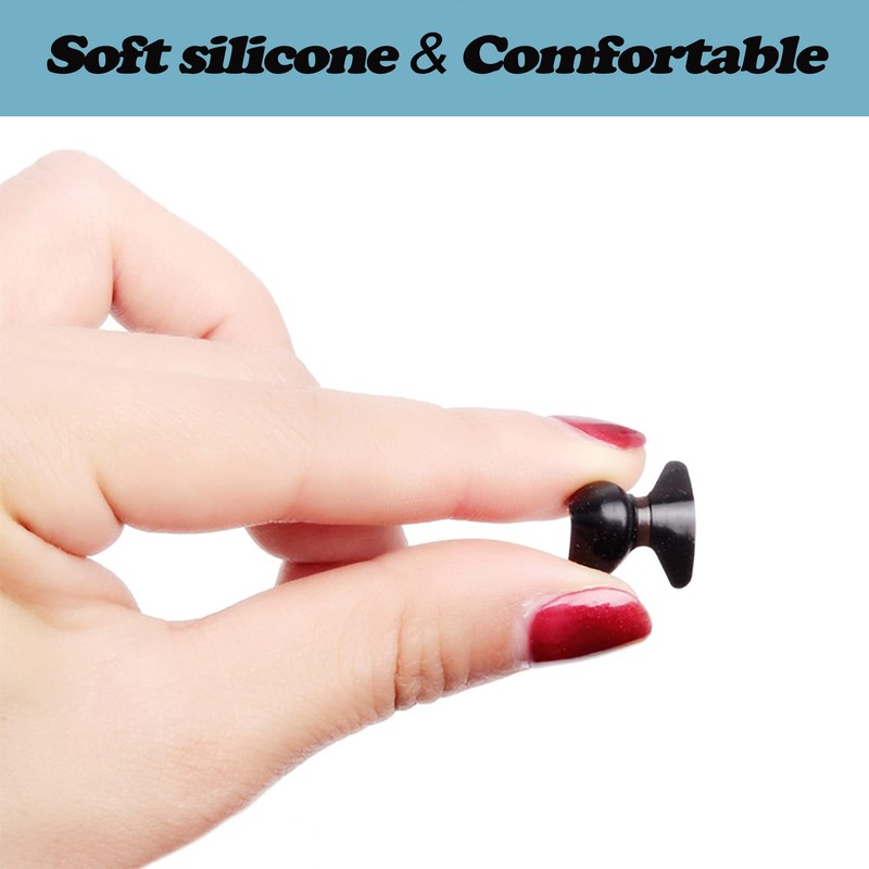 Eyeglass Nose Pads Adhesive 15 Pairs Silicone Soft Anti Slip