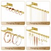 Josmimic Wall Hanging Jewelry Organizer: 12.6'' Necklace Holder for Earring,