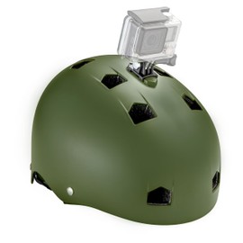 Mongoose BMX Bike Helmet, Multi Sport Kids Helmet, Matte Army Green, Youth