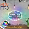 ADVPRO Walk-Ins Welcome OPEN Barber Nail Hair RGB Dynamic Glam