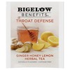 Bigelow Benefits Throat Defense (Ginger Honey Lemon Herbal), 18 Count
