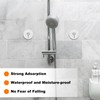 HARFINGTON 4pcs Suction Cup Hooks 2.68" Powerful Vacuum Suction Shower
