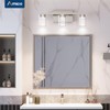 Amico Bathroom Vanity Lights, 3 Lights Brushed Nickel Bathroom Lighting