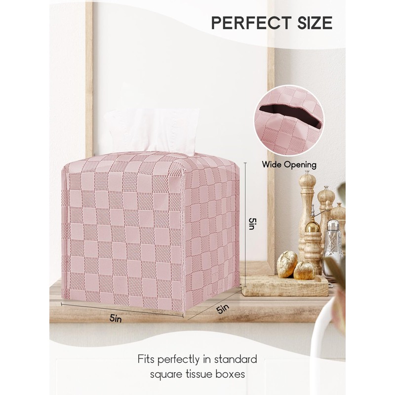 Tissue Box Cover, Tissue Box Holder Square, Tissue Holders Decorative