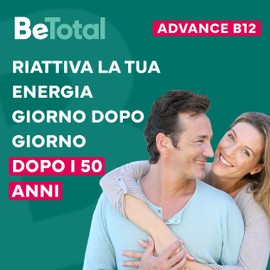 BeTotal Advance B12 Food Supplement with Vitamin B12, Adults over 50, 30 bottles