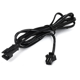 uxcell Female to Male 2 Terminal Connector EL Wire Extension Cable Line 1M Long