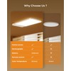 FULEN 2 Pack Rechargeable Motion Sensor Ceiling Light Upgraded, Cordless