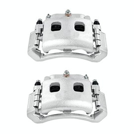AutoShack BC2716PR Front Brake Calipers Assembly Pair Set of 2 Driver and Passenger Side Replacement for 2002 2003 2004 2005 Dodge Ram 1500 2005-2006 Durango 3.7L 4.7L 5.7L 5.9L V6 V8 4WD RWD