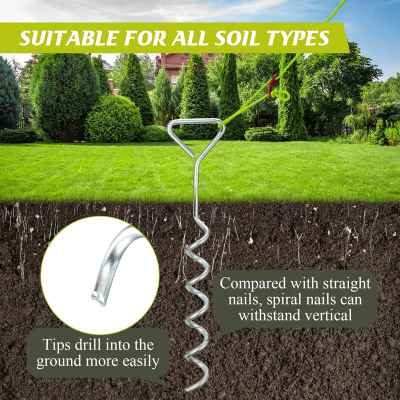 Sintuff 12 Set Tree Stakes and Supports Kit for Anti