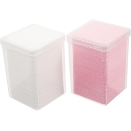 VALICLUD Toallitas Limpiadoras para Extensiones de Pestañas en 2 Cajas, Tela No Tejida Ligera para Evitar Obstrucción del Envase, Uso Profesional y Personal