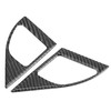 2Pcs Inner Door Speaker Trim Carbon Fiber Cover Left Right
