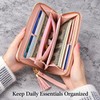 Women's Long Zipper Wallet for Everyday Organization – PU Leather