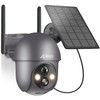 ANRAN 2K Security Camera Outdoor Wireless with 360° View, Solar