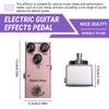 Snblzhef Electric Guitar Effect Pedal Electric Guitar Pedal Digital Delay