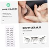 OHPHCALL 10 Pairs Ultra-thin Fake Lashes Dense Natural Multi-layer Eyelashes