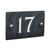 Slate Engraved House Number 17