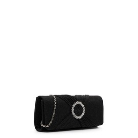 Tamaris Clutch TAS Amalia Brooch 33804 Women's Handbags Plain, black, Unit size