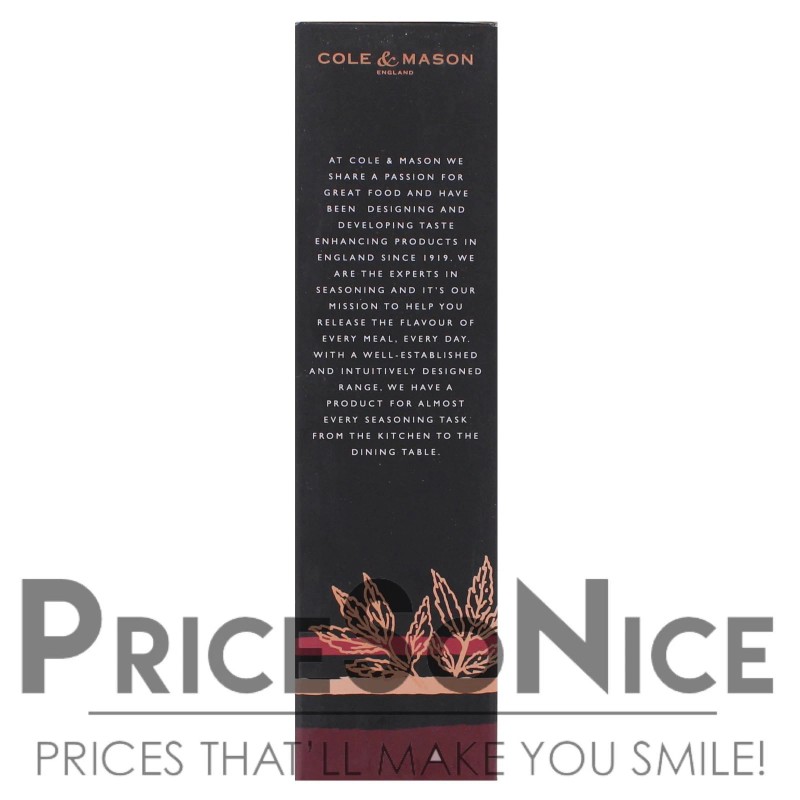 COLE & MASON Cole & Mason Electric Salt Mill MSRP