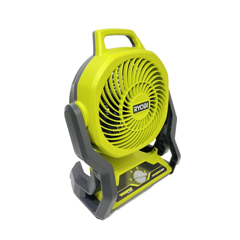 Factory Reconditioned 18-Volt Hybrid Portable Fan Kit with Battery and