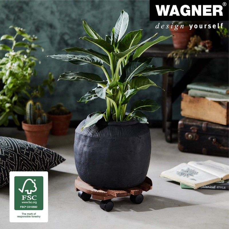 Wagner Palisande Country 20018301 Multi-Purpose Trolley Round