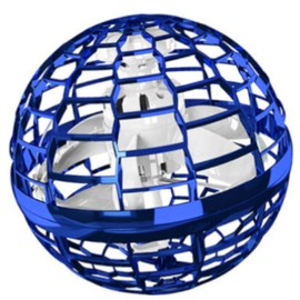 FLEXIECOM Upgraded Flying Spinner Ball Toy with RGB Lights, 360° Spinner, and UFO Design. Safe for Kids & Adults, Perfect for Indoor/Outdoor Play. Includes a Magic Controller.